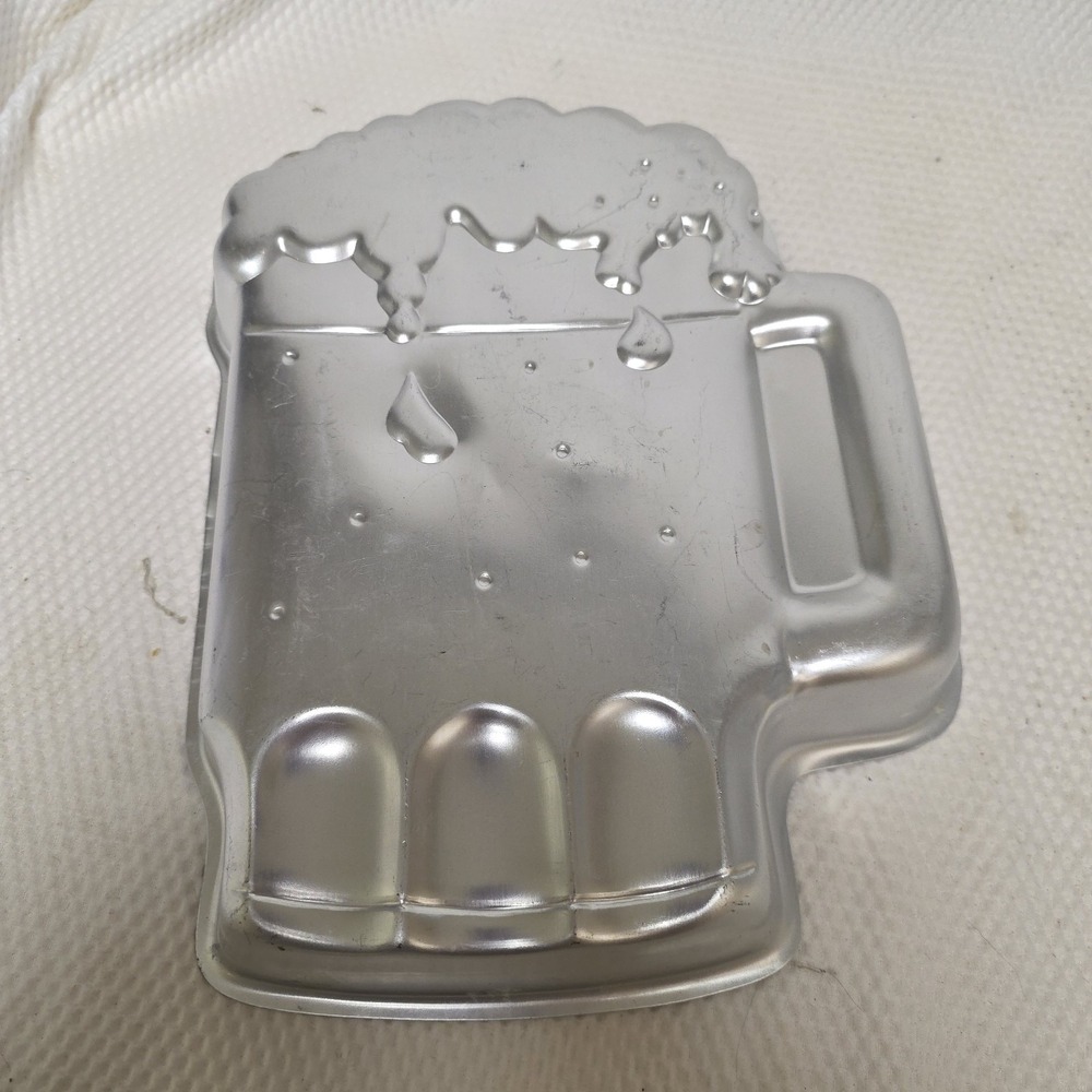 Good Cheer Mug Cake Pan Vintage 1984 Wilton #502-3965 Birthday Beer Party Stein